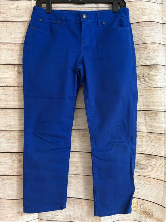 Talbots Pants - Talbots Royal Blue Signature Slim Crop Jeans